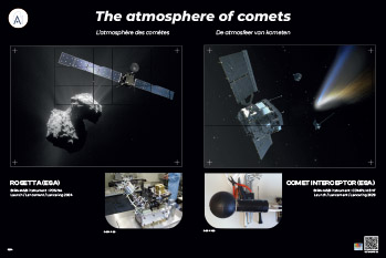 Poster atmosphere of comets