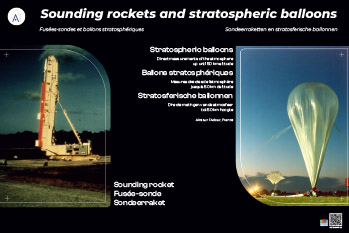 Poster sounding rockets and stratospheric balloons