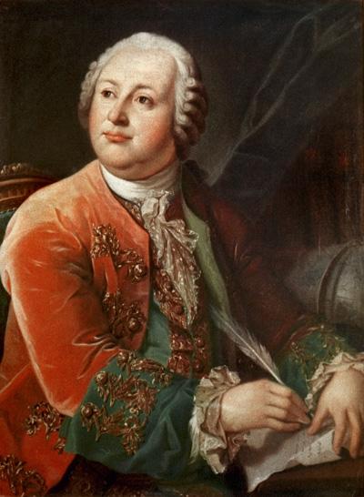 Portrait of M.V. Lomonosov