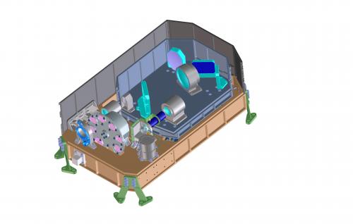 Drawing optical bench of VenSpec-H