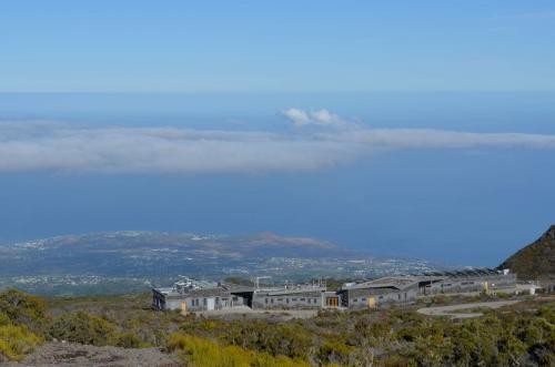 Maïdo observatory at Reunion Island. Sea.
