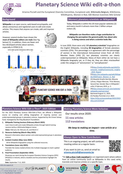 Wiki edit-a-thon poster