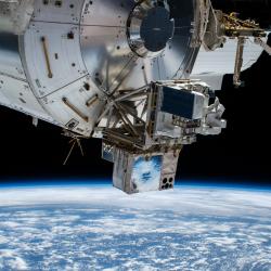 Columbus module ASIM in its new location