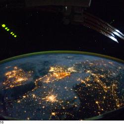 Earth atmosphere seen form ISS